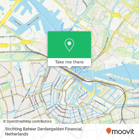 Stichting Beheer Derdengelden Financial, 1013 Amsterdam kaart