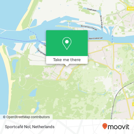 Sportcafé Nol, Eenhoornstraat kaart