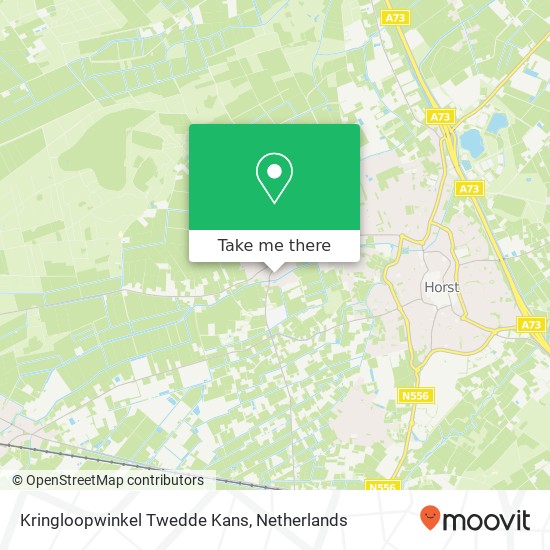 Kringloopwinkel Twedde Kans, Speulhofsbaan 7A kaart