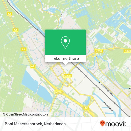 Boni Maarssenbroek, Nijverheidsweg 2A kaart
