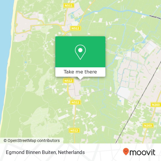 Egmond Binnen Buiten kaart