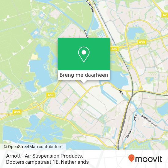Arnott - Air Suspension Products, Docterskampstraat 1E kaart