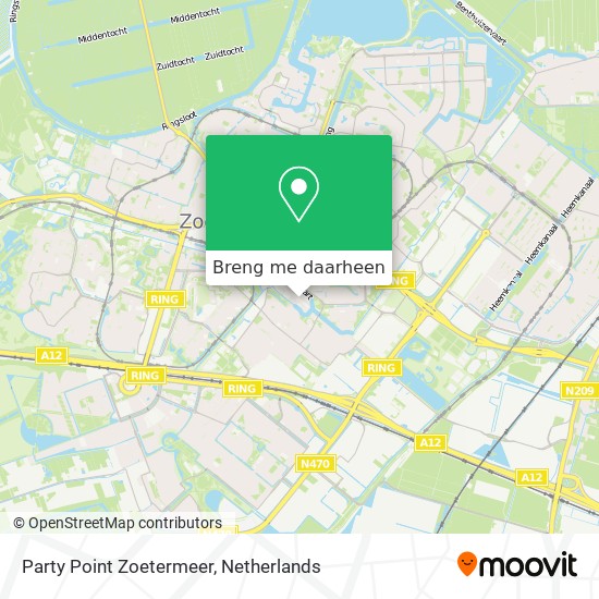Party Point Zoetermeer kaart