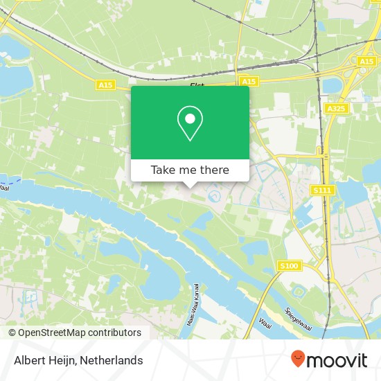 Albert Heijn, Dorpsstraat kaart