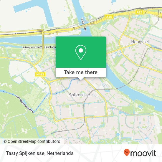 Tasty Spijkenisse, Noordpassage 22 kaart