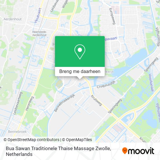 Bua Sawan Traditionele Thaise Massage Zwolle kaart