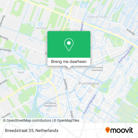 Breedstraat 35 kaart