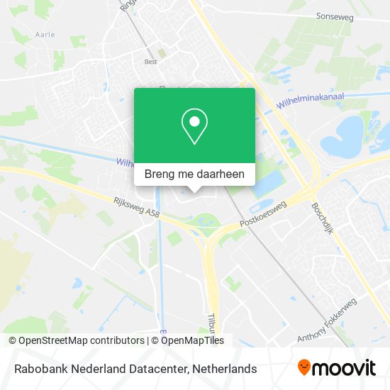 Rabobank Nederland Datacenter kaart