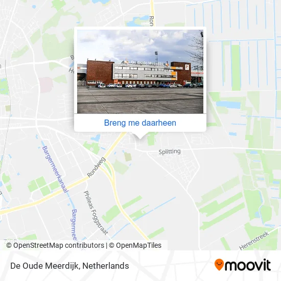 De Oude Meerdijk kaart