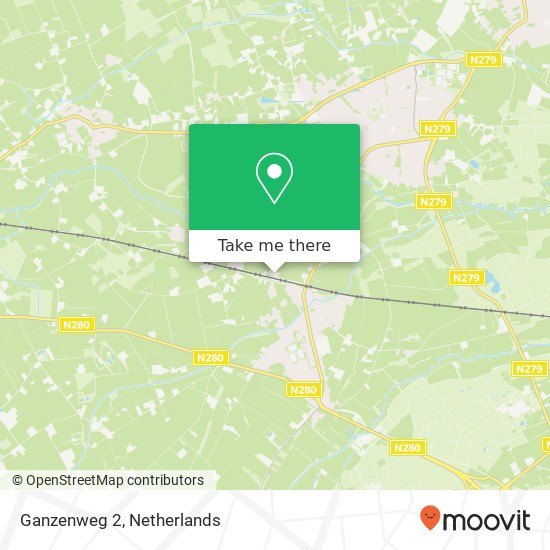 Ganzenweg 2, 6095 PA Baexem kaart