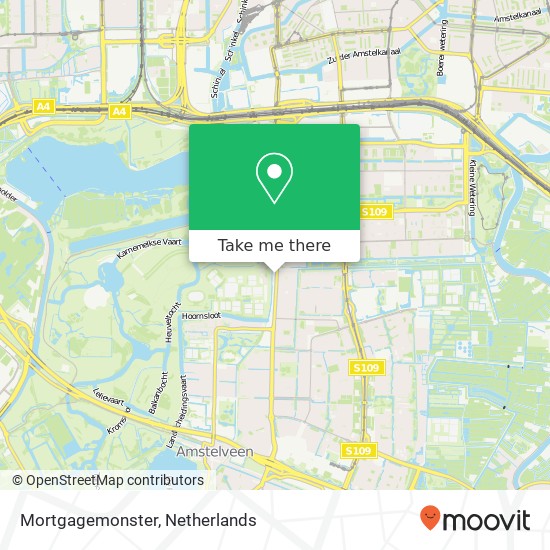 Mortgagemonster, Amsterdamseweg 533 kaart