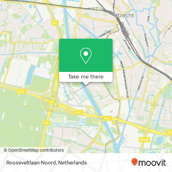 Rooseveltlaan-Noord, 3526 Utrecht kaart