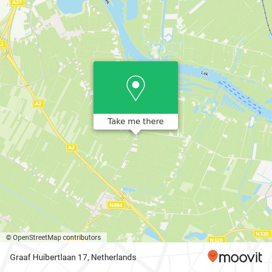 Graaf Huibertlaan 17, 4121 EN Everdingen kaart