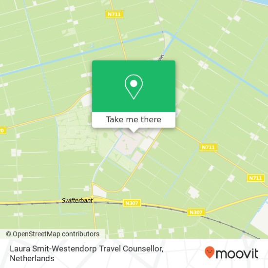 Laura Smit-Westendorp Travel Counsellor kaart