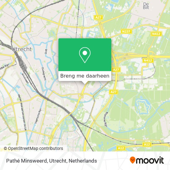 Pathé Minsweerd, Utrecht kaart