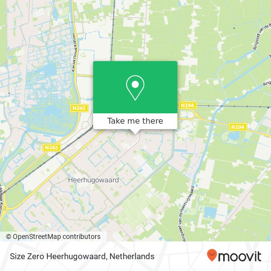 Size Zero Heerhugowaard, Bickerstraat 35 kaart