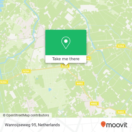 Wanroijseweg 95, 5454 GZ Sint Hubert kaart