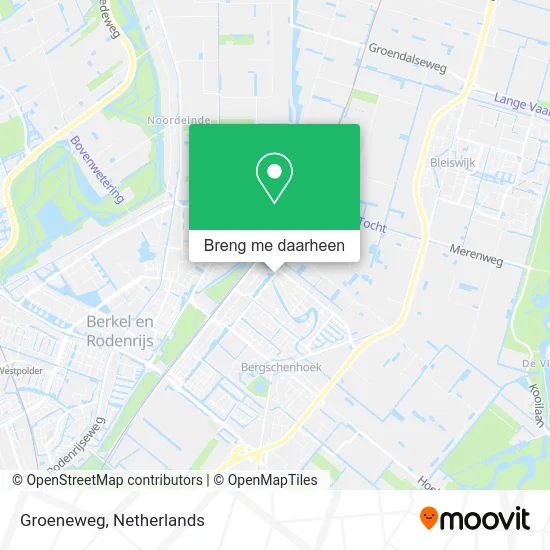 Groeneweg kaart