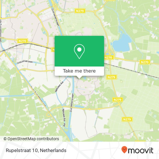 Rupelstraat 10, 5704 AX Helmond kaart