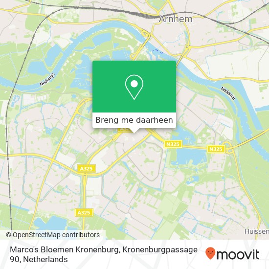 Marco's Bloemen Kronenburg, Kronenburgpassage 90 kaart