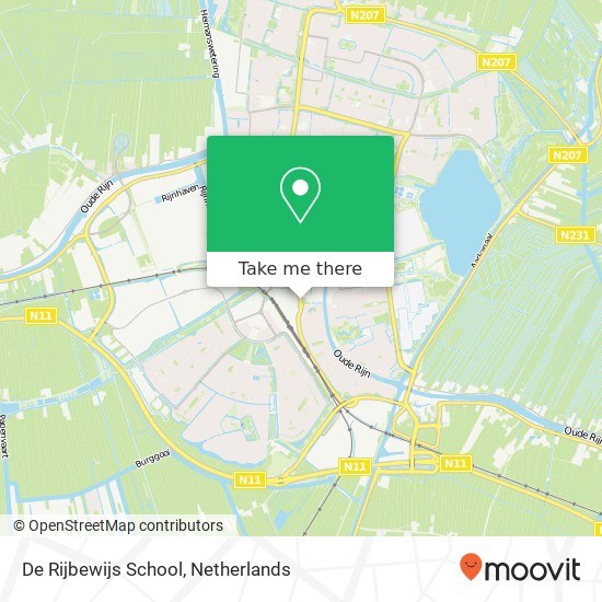 De Rijbewijs School, Prins Bernhardlaan kaart