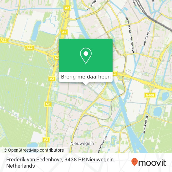 Frederik van Eedenhove, 3438 PR Nieuwegein kaart