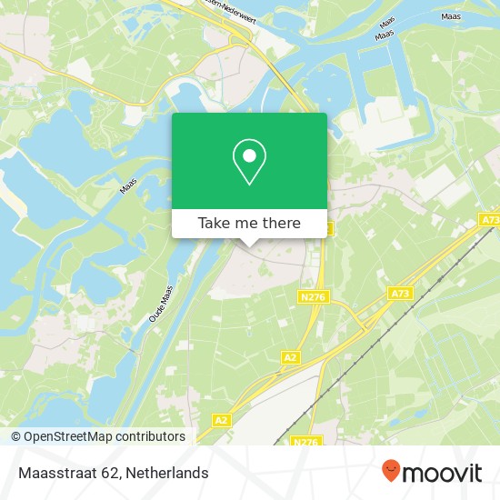 Maasstraat 62, 6051 CN Maasbracht kaart