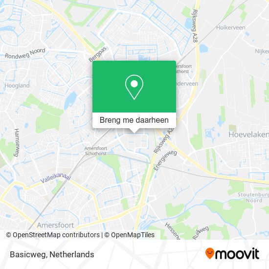 Basicweg kaart