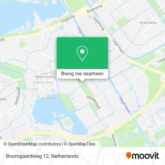 Boomgaardweg 12 kaart