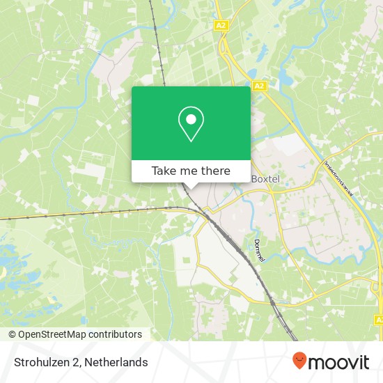 Strohulzen 2, 5282 NZ Boxtel kaart