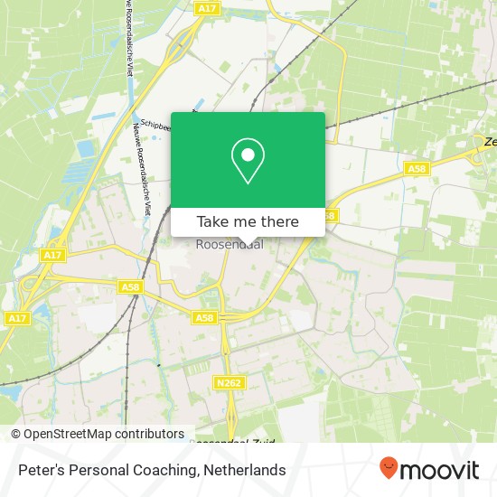 Peter's Personal Coaching, Van Gilselaan 60 kaart