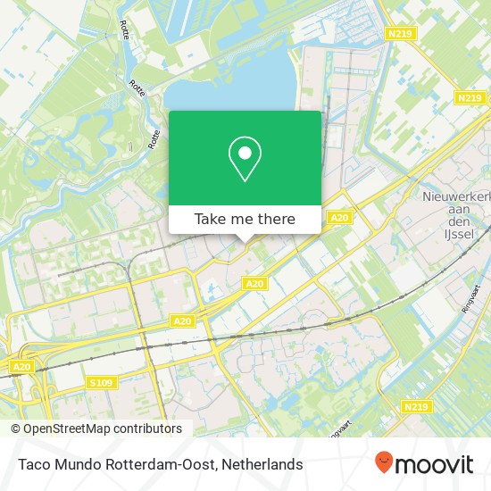 Taco Mundo Rotterdam-Oost, Zevenkampse Ring 329 kaart