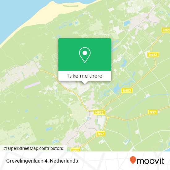 Grevelingenlaan 4, 4328 EV Burgh-Haamstede kaart