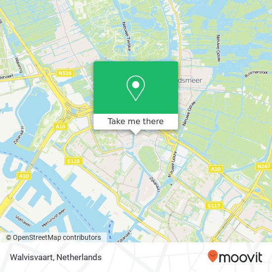 Walvisvaart, 1035 RW Amsterdam kaart