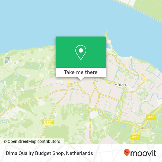 Dima Quality Budget Shop, Kerkstraat 7 kaart