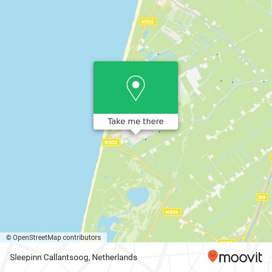 Sleepinn Callantsoog kaart