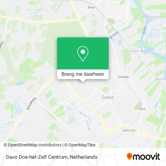 Davo Doe-het-Zelf Centrum kaart