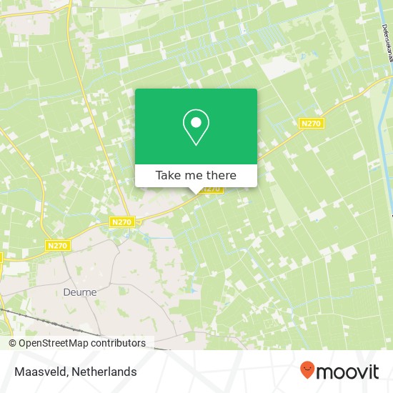 Maasveld, 5754 Deurne kaart