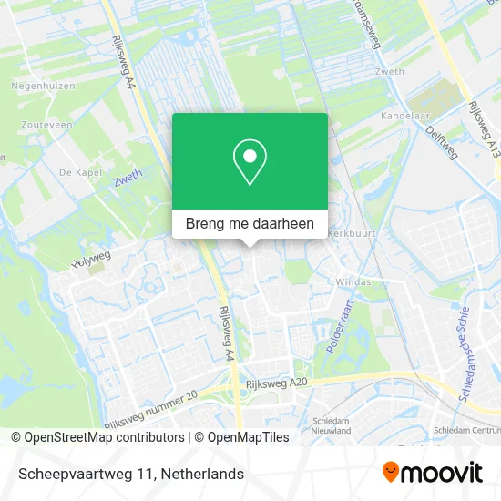 Scheepvaartweg 11 kaart