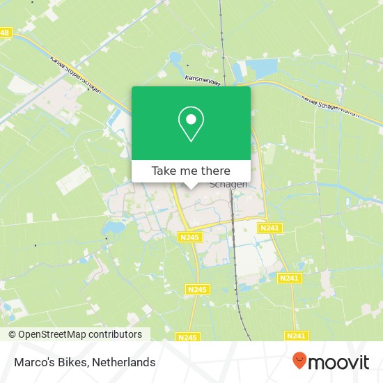 Marco's Bikes, Noord 3 kaart