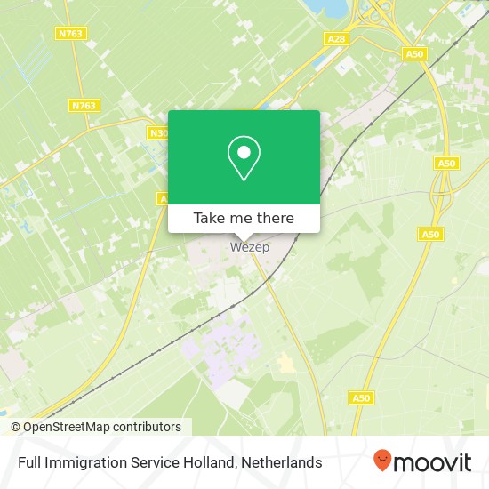 Full Immigration Service Holland, Stationsweg kaart