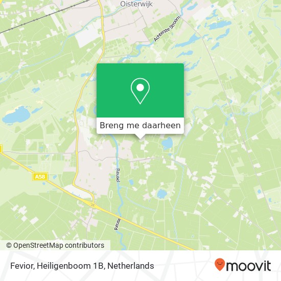 Fevior, Heiligenboom 1B kaart