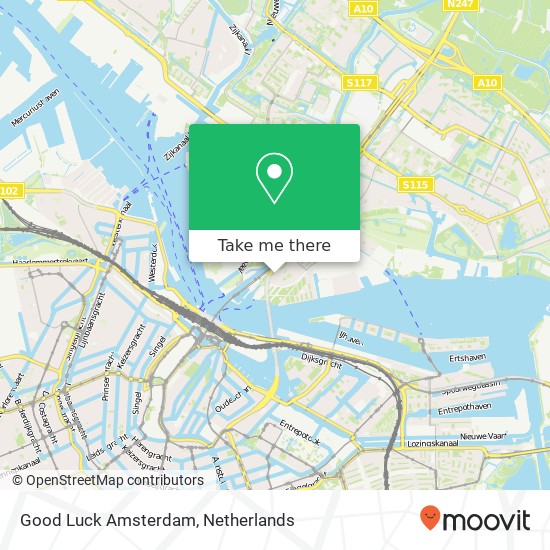 Good Luck Amsterdam, Adelaarsweg 11 kaart