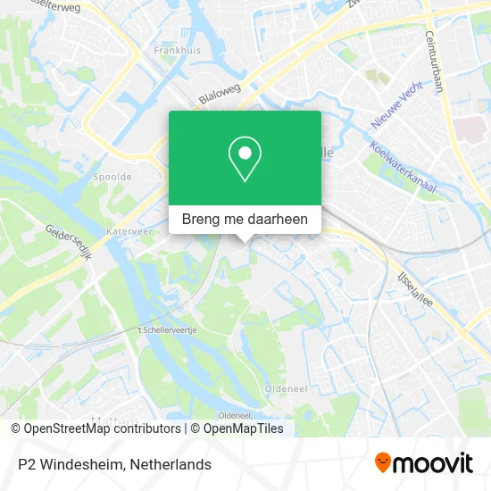 P2 Windesheim kaart