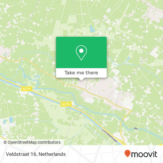 Veldstraat 16, 5473 AJ Heeswijk-Dinther kaart