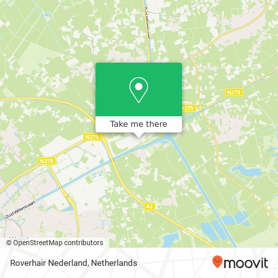 Roverhair Nederland, Pannenweg 315 kaart