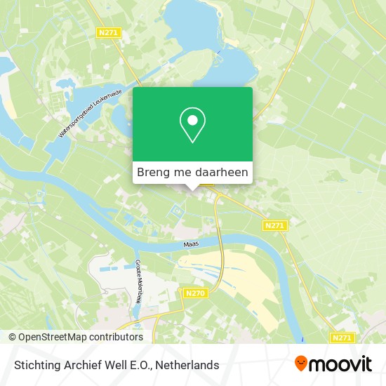 Stichting Archief Well E.O. kaart