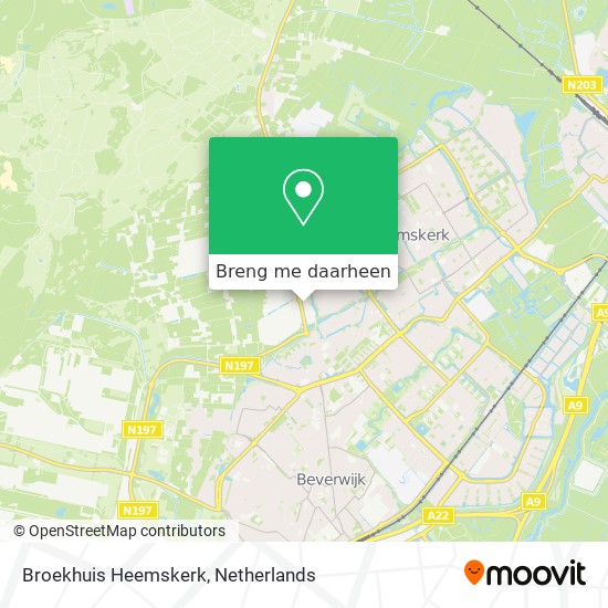 Broekhuis Heemskerk kaart