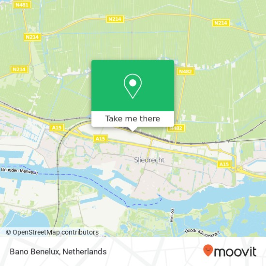 Bano Benelux, Lelystraat 57M kaart
