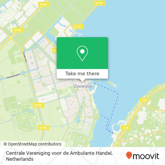 Centrale Vereniging voor de Ambulante Handel, Stevinweg 2 kaart